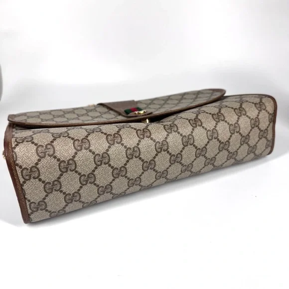 Gucci Large Ophidia Sherry Line Supreme GG Monogram Clutch/crossbody bag - Picture 10 of 16
